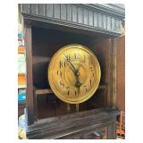 Working Antique Grandfather Clock w/Pendulum & Weights
