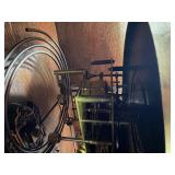 Working Antique Grandfather Clock w/Pendulum & Weights