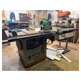 Heavy Duty Industrial Working DELTA Model RT-31 Table Saw w/ RIDGID Heavy Duty 12' Compound Miter Saw
