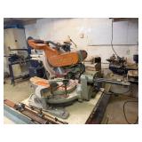 Heavy Duty Industrial Working DELTA Model RT-31 Table Saw w/ RIDGID Heavy Duty 12' Compound Miter Saw