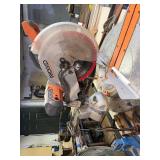 Heavy Duty Industrial Working DELTA Model RT-31 Table Saw w/ RIDGID Heavy Duty 12' Compound Miter Saw