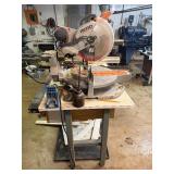 Heavy Duty Industrial Working DELTA Model RT-31 Table Saw w/ RIDGID Heavy Duty 12' Compound Miter Saw
