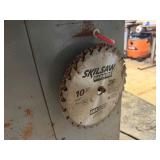 Heavy Duty Industrial Working DELTA Model RT-31 Table Saw w/ RIDGID Heavy Duty 12' Compound Miter Saw