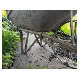 Vintage 1930's Industrial Steel Wheelbarrow