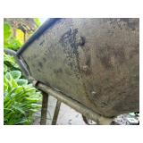 Vintage 1930's Industrial Steel Wheelbarrow