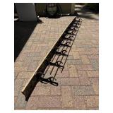 LARGE Original Antique Cast Iron Train Car Hat / Coat / Luggage Rack