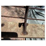 LARGE Original Antique Cast Iron Train Car Hat / Coat / Luggage Rack