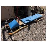 Very Cool Vintage 7' Wooden Steerable Snow Sled