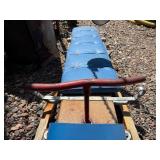 Very Cool Vintage 7' Wooden Steerable Snow Sled