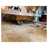 Neat Old Vintage Coin-Operated Ride On Horse Drawn Fire Wagon - AS IS
