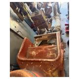 Neat Old Vintage Coin-Operated Ride On Horse Drawn Fire Wagon - AS IS