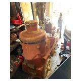 Neat Old Vintage Coin-Operated Ride On Horse Drawn Fire Wagon - AS IS