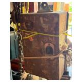Neat Old Vintage Coin-Operated Ride On Horse Drawn Fire Wagon - AS IS