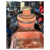 Neat Old Vintage Coin-Operated Ride On Horse Drawn Fire Wagon - AS IS