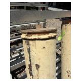 2 Antique Architectural Wood Posts - Approx 5' Tall