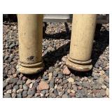 2 Antique Architectural Wood Posts - Approx 5' Tall