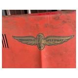 Awesome Vintage Car Hood w/ Indianapolis Motor Speedway Logo