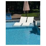 Pair of Quality LEDGE LOUNGER In-Pool Lounge Chairs