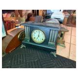 LARGE Lot of Vintage & Antique Mantel & other Clocks