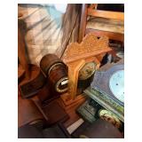 LARGE Lot of Vintage & Antique Mantel & other Clocks