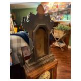 Lot of 4 Antique etc Ogee & other Shelf Clocks & 1 Clock Case