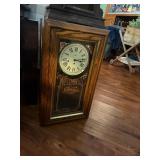 Lot of 4 Antique etc Ogee & other Shelf Clocks & 1 Clock Case