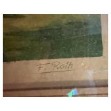 Large Estate Lot of Vintage Artwork - Paintings Signed Prints etc