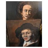 Large Estate Lot of Vintage Artwork - Paintings Signed Prints etc