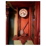 3 Working Antique German etc Wall Clocks
