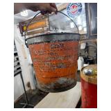 BONDEX Galvanized Metal Advertising Paint Bucket
