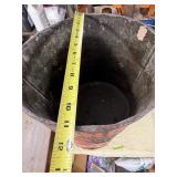BONDEX Galvanized Metal Advertising Paint Bucket
