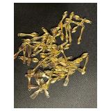 Assorted Jewelry Findings & Charms - Gold-tone & Silver-tone with Pearls for Jewelry Making