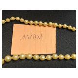 VTG Avon Cream Faux Pearl Bead Strand w Additional Necklaces & Pendants