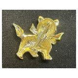 VTG Collectible Craft Cat Pin & Unique Gold-Tone Cat & Mouse Brooch Collection Inc Craft