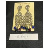 Costume Jewelry Earrings Mixed Lot Inc Trifari & NVC