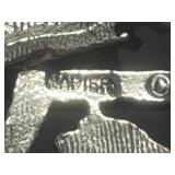 Brooch - Napier Lion Crest Teardrop Pin