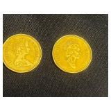 Toonie Coins Queen Elizabeth II (Lot of 9)