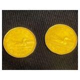 Toonie Coins Queen Elizabeth II (Lot of 9)