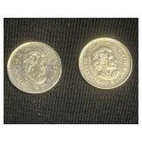 Toonie Coins Queen Elizabeth II (Lot of 9)
