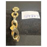 VTG Costume Jewelry - Sperry Chain Bracelet, Crystal Bracelets & Earrings