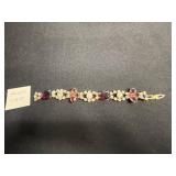 VTG Costume Jewelry - Sperry Chain Bracelet, Crystal Bracelets & Earrings