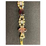 VTG Costume Jewelry - Sperry Chain Bracelet, Crystal Bracelets & Earrings