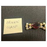 VTG Costume Jewelry - Sperry Chain Bracelet, Crystal Bracelets & Earrings