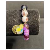 VTG Bracelet Lot - Trifari Bangle & Beaded Bracelet Set
