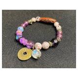 VTG Bracelet Lot - Trifari Bangle & Beaded Bracelet Set