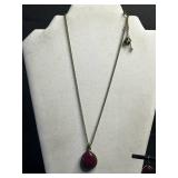 Jewelry Set - Fossil Necklace & 4 Pairs Earrings