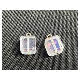 Jewelry Set - Fossil Necklace & 4 Pairs Earrings