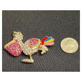 Costume Jewelry Mixed Lot - Napier Necklace, Heart Pendant Necklace, Bracelet & Bird Brooch