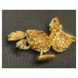 Costume Jewelry Mixed Lot - Napier Necklace, Heart Pendant Necklace, Bracelet & Bird Brooch