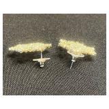 VTG Sterling Silver 925 Backs on 1 Pair w 4 Pairs of Earrings Mixed Lot
